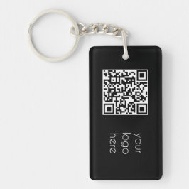 Professionell Business Logotyp QR Code Black
