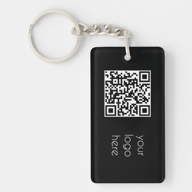 Professionell Business Logotyp QR Code Black (Framsidan)