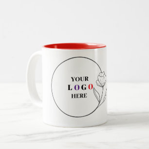 Professionell Business Logotyp & QR-kod Mugg