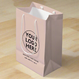 Professionell Business Logotyp & Text l  Rosa