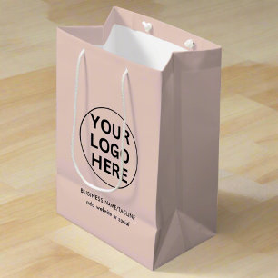 Professionell Business Logotyp & Text l  Rosa