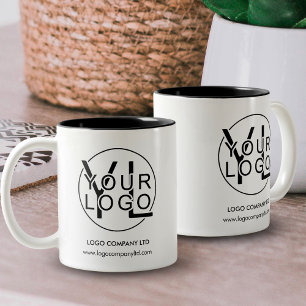 Professionell Business Promotional Corporate Logot Två-Tonad Mugg