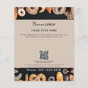 Professionell Business Promotive 2 Photo Beige Flygblad
