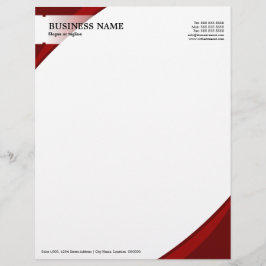 Professionell Business Red Brevhuvud