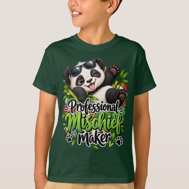 Professionell Busmaker Panda T Shirt (Framsida)