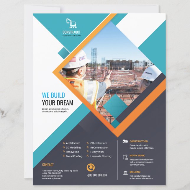 Professionell byggfoldermall (Framsida)