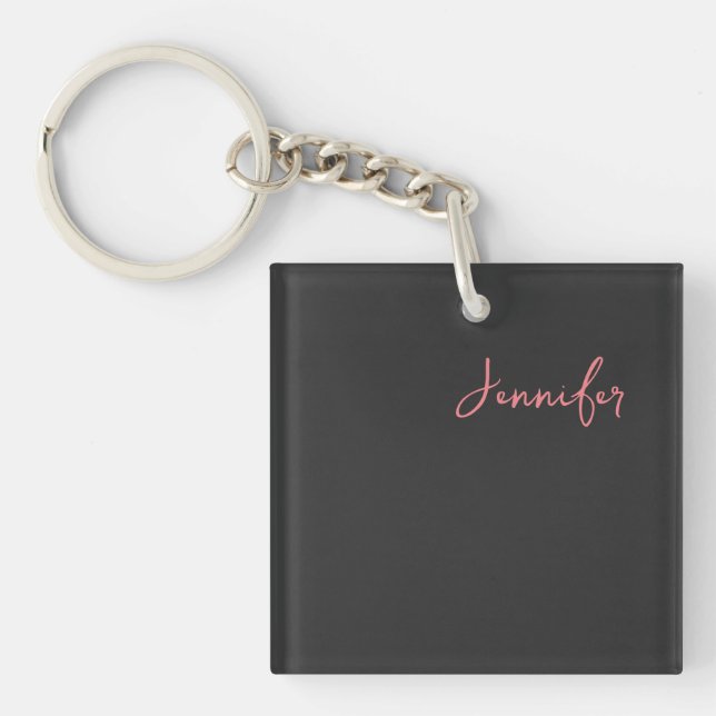 Professionell Calligraphy Namn minimalist Plain (Framsidan)