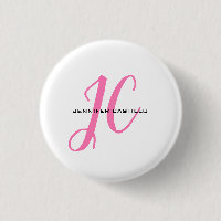 Professionell Calligraphy Script Monogram Girly