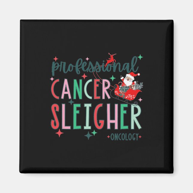 Professionell Cancer Sleigher Oncology Nurse Krist Magnet (Framsidan)