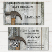 Professionell Carpenter Construction QR-kod