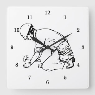 Professionell Carpenter Fyrkantig Klocka