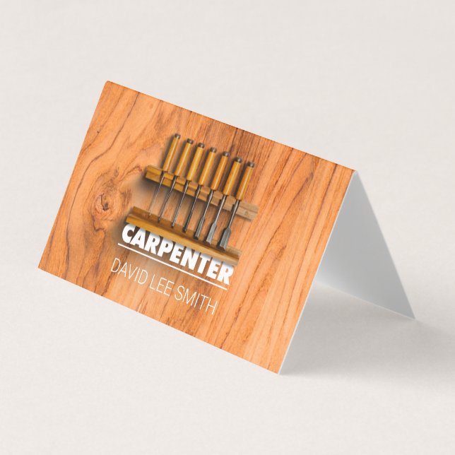 Professionell Carpenter verktyg Visitkort (Framsida)