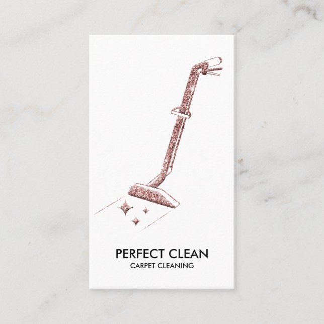 Professionell Carpet Städning och Golv Städning B Visitkort (Framsida)