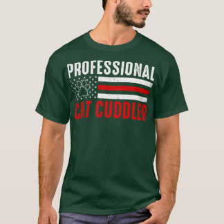 Professionell Cat Cuddler T Shirt