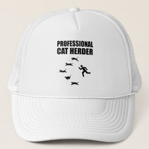 Professionell Cat Herder Funny Samlare Cats Keps