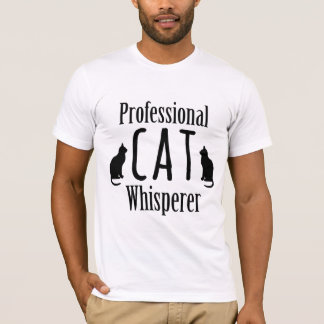 Professionell Cat Whisperer Tee Shirt