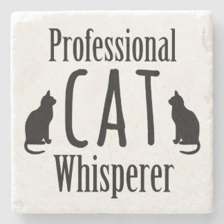 Professionell Cat Whisperer Underlägg Sten