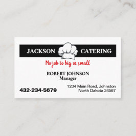 Professionell Cateringservice Visitkort