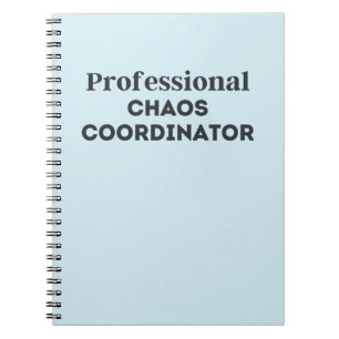 Professionell Chaos-koordinator Anteckningsbok