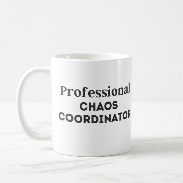 Professionell Chaos-koordinator Kaffemugg (Vänster)