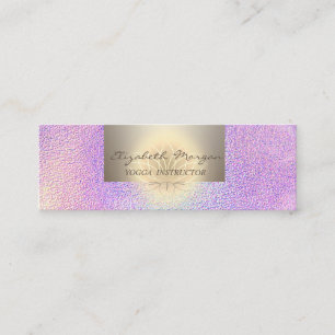 Professionell Charming,Lotusblomma Holografisk Mini Visitkort