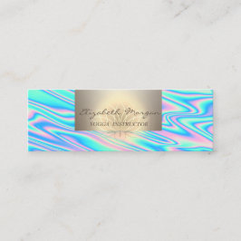 Professionell Charming, Trendig Lotus Holografisk Mini Visitkort