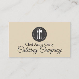 Professionell Chef Catering Company Visitkort