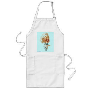 Professionell Chef's Apron - Long - Whimsical - Ro Långt Förkläde