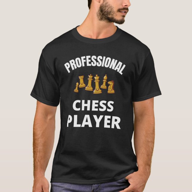 Professionell Chess Player T Shirt (Framsida)