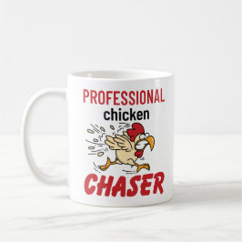 Professionell Chicken Chaser Chicken Farmer Kaffemugg