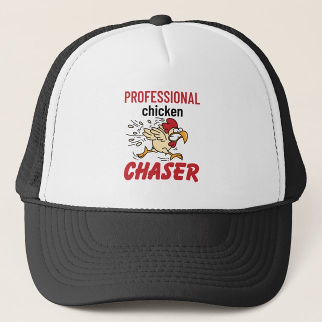 Professionell Chicken Chaser Chicken Farmer Keps (Framsida)