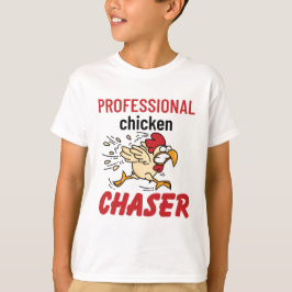 Professionell Chicken Chaser Chicken Farmer T Shirt