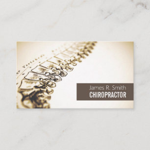 Professionell Chiropractor & Health Visitkort