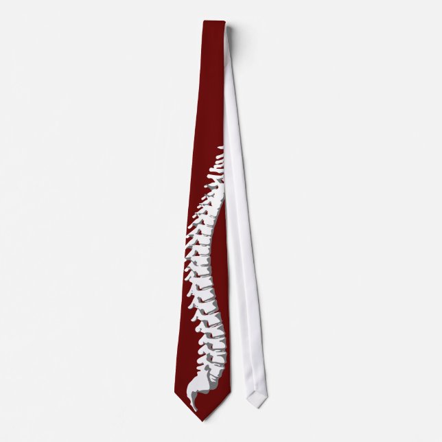 Professionell Chiropractor Plain Red Tie Slips (Framsida)