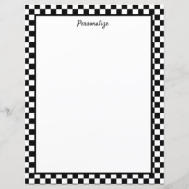 Professionell Classic Black & White-Checkers