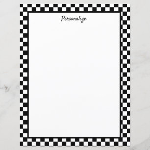 Professionell Classic Black & White-Checkers