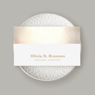 Professionell Classy Guld Gräns Visitkort
