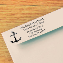 Professionell Classy Nautical Anchor Business Självfärgande Stämpel