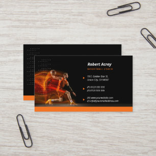 Professionell Coach   Basketball Master Sport Visitkort