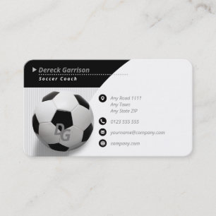 Professionell Coach Fotboll och idrott Visitkort