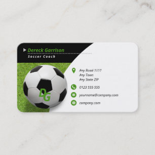 Professionell Coach Fotboll och idrott Visitkort