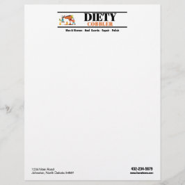 Professionell Cobbler Shoair Repair Brevhuvud