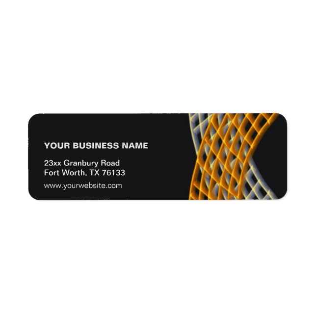 Professionell Company Business Namn Returadress Returadress Etikett (Framsidan)