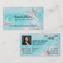 Professionell Company Logotyp Photo Beach Starfish Visitkort