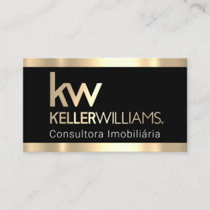 Professionell Consulting Elegant Imobiliária Logo Visitkort