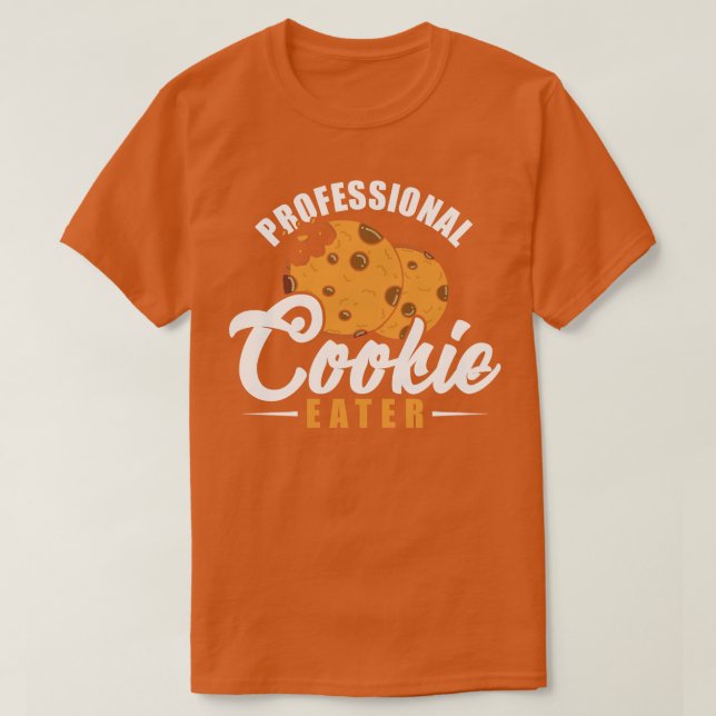 Professionell Cookie Eater T Shirt (Design framsida)