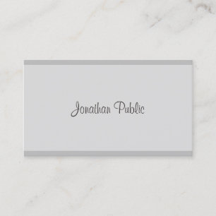 Professionell Coola Script Elegant Enkel Chic med Visitkort