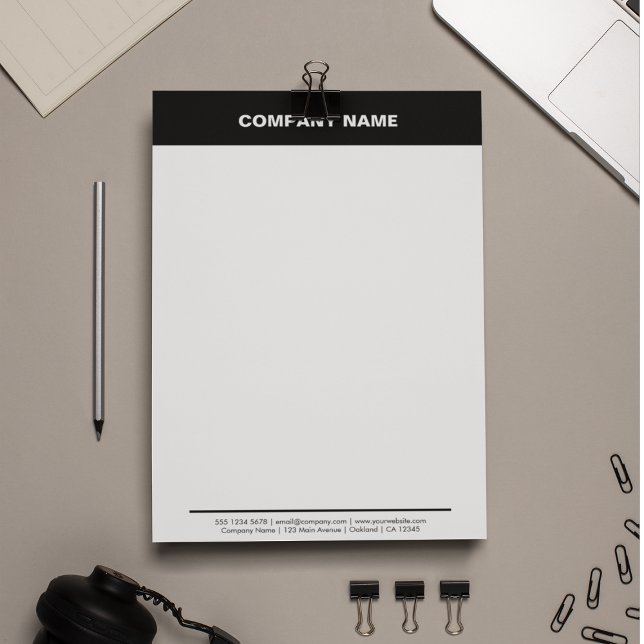 Professionell Corporate Branded Company Promo Brevhuvud (Skapare uppladdad)