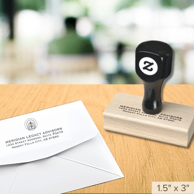 Professionell Corporate Business Logotyp Adress Stämpel (Skapare uppladdad)