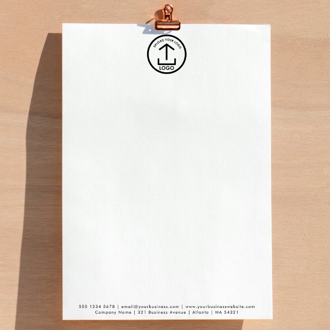 Professionell Corporate Business Logotyp Letterhea Brevhuvud (Professional Corporate Business Logo Letterhead)